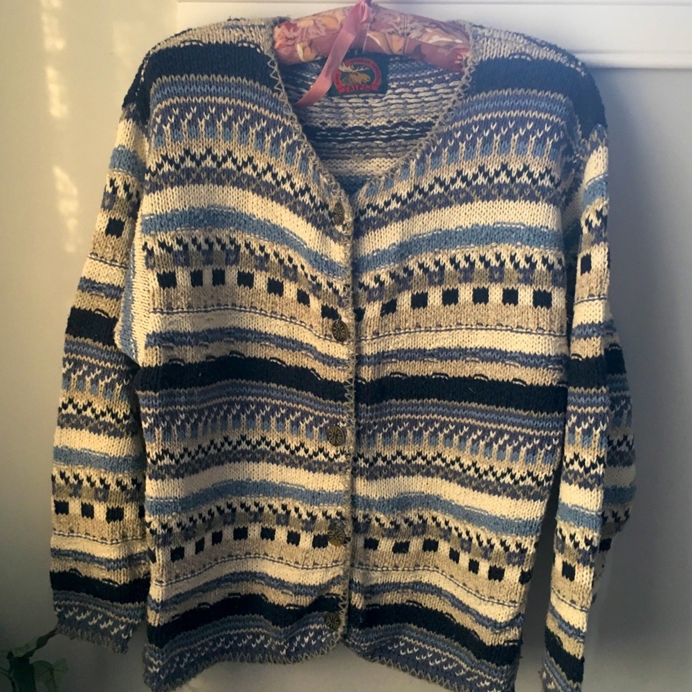 Alps vintage cotton sweater